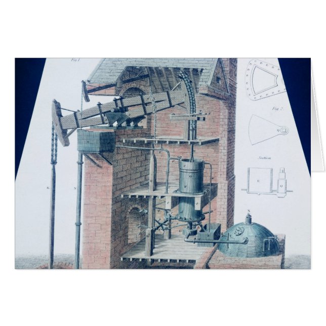 Atmosphärischer Dampf-Motor (Vorderseite (Horizontal))