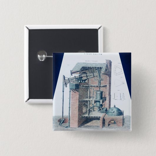 Atmosphärischer Dampf-Motor Button (Vorne & Hinten)