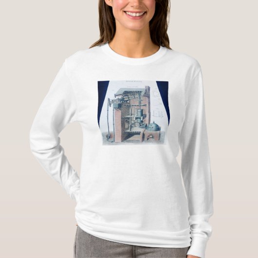 Atmosphärischer Dampf-Motor T-Shirt (Vorderseite)