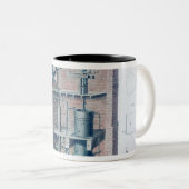 Atmosphärischer Dampf-Motor Zweifarbige Tasse (VorderseiteRechts)