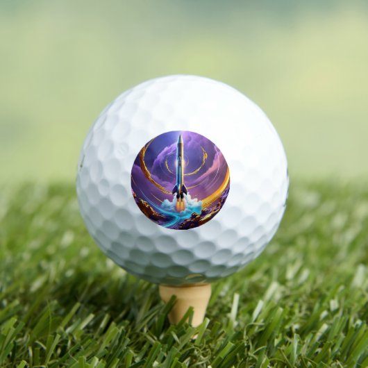 "Atmosphärischer Durchbruch" Golfball (Insitu T-Shirt)