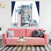 Atmosphärischer Motor Leinwanddruck (Insitu (Wohnzimmer))