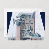 Atmosphärischer Motor Postkarte (Vorne/Hinten)