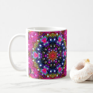 Atmosphärischer Stellar Kaleid Kaffeetasse