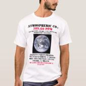 Atmosphärisches CO2 T-Shirt (Vorderseite)
