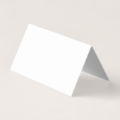 Atmosphere Foto Blank Space Event Platzkarte Visitenkarten (Rückseite)