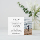 Atmosphere Wedding Einladungskarte (Stehend Vorderseite)