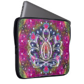 Atmospheric Zen Lotus Laptopschutzhülle (Vorne Rechts)