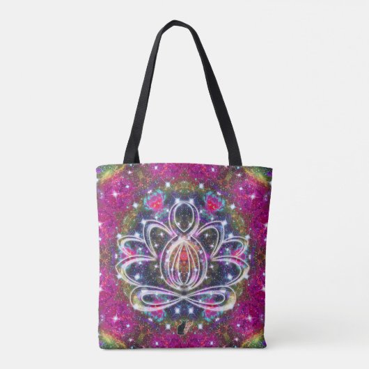 Atmospheric Zen Lotus Tasche (Rückseite)