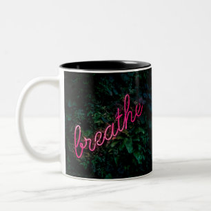 Atmung gebogenes Wort Kunststraße 3D Kunst Vintage Zweifarbige Tasse
