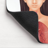 Atmungssystem für Frauen Mousepad (Ecke)