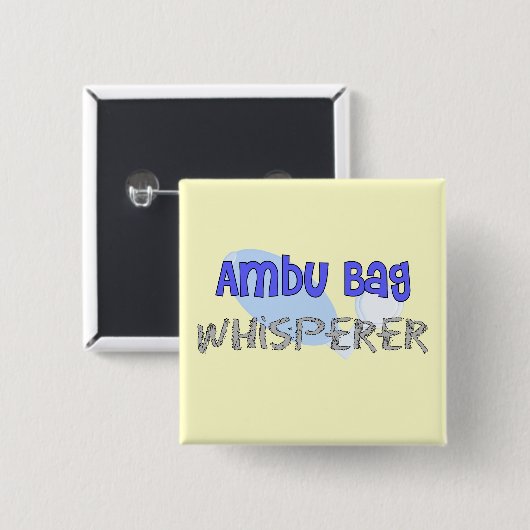 Atmungstherapeut "Ambu-TascheWhisperer " Button (Vorne & Hinten)