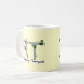 Atmungstherapeut-Geschenk-O2-Tankkonzeption Kaffeetasse (Vorderseite Links)