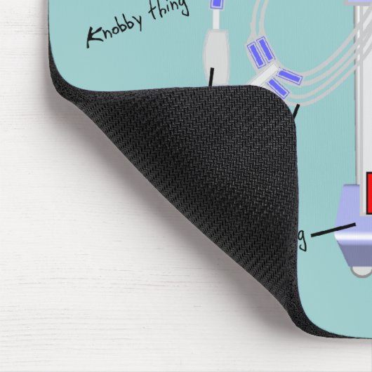 Atmungstherapeut-Geschenke Mousepad (Ecke)