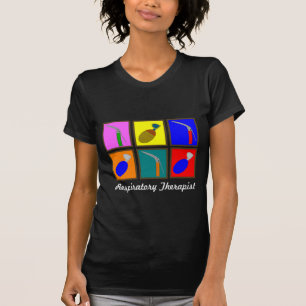 Atmungstherapeut-Geschenke--Popart Entwurf T-Shirt