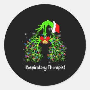 Atmungstherapeut Istant Rt Care Weihnachtstherapie Runder Aufkleber