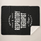 Atmungstherapeut Job Title Gift Sherpadecke (Vorderseite (Horizontal))