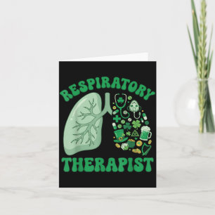 Atmungstherapeut Lungen Shamrock Lustig St Patrick Karte
