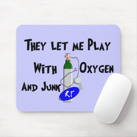 Atmungstherapeut-lustige Geschenke Mousepad (Mit Mouse)