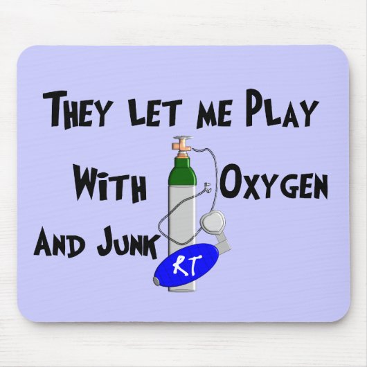 Atmungstherapeut-lustige Geschenke Mousepad (Vorne)