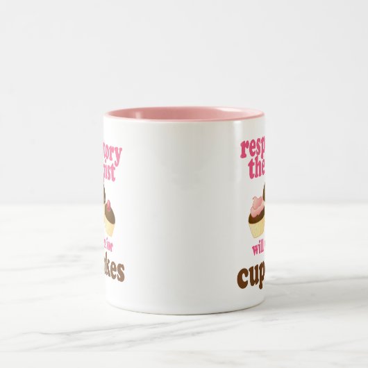 Atmungstherapeut-(lustiges) Geschenk Zweifarbige Tasse (Mittel)