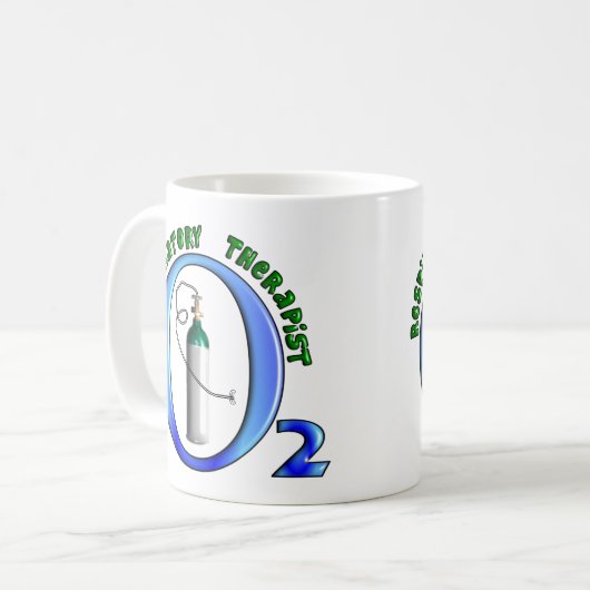 Atmungstherapeut-O2-Tankkonzeption Kaffeetasse (Vorderseite Links)