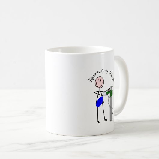 Atmungstherapeut-O2 u. Ambu-Taschen-Entwurf Kaffeetasse (VorderseiteRechts)