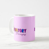 Atmungstherapeut Stickman Geschenke Kaffeetasse (Vorderseite Links)