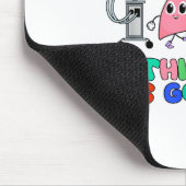 Atmungstherapeut Valentinstag Design Lunge  Mousepad (Ecke)