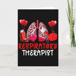 Atmungstherapeut Valentinstag-Job-Team-Schnitt Karte