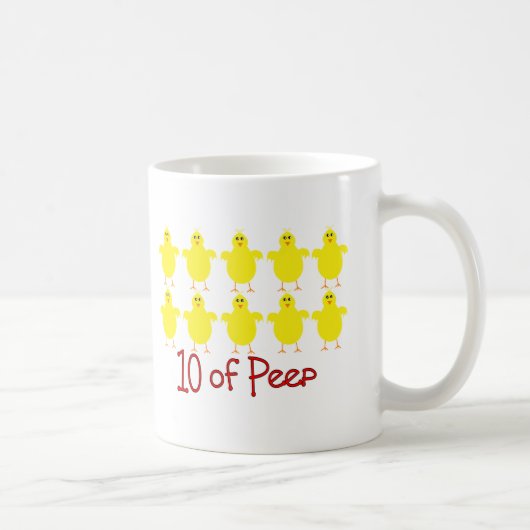 Atmungstherapie-Geschenke "10 des BLICKS" lustig Kaffeetasse (Rechts)