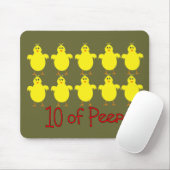 Atmungstherapie-Geschenke "10 des BLICKS" lustig Mousepad (Mit Mouse)