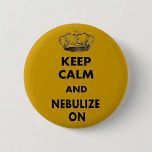 Atmungstherapie-Geschenke "behalten Ruhe und… " Button