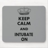 Atmungstherapie-Geschenke "behalten Ruhe und… " Mousepad (Vorne)