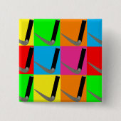 Atmungstherapie Popart Laryngosope Geschenke Button (Vorderseite)