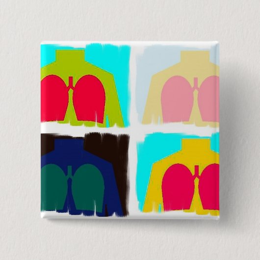 Atmungstherapie-Röntgenstrahl-Lunge-Knopf Button (Vorderseite)