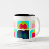 Atmungstherapie-Röntgenstrahl-Lunge-Tasse Zweifarbige Tasse (VorderseiteRechts)