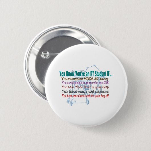 Atmungstherapie-Student Button (Vorne & Hinten)