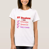 Atmungstherapie-Student--Heraus betont! T-Shirt (Vorderseite)