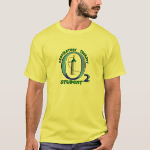 Atmungstherapie-Studenten-O2-Tankkonzeption T-Shirt