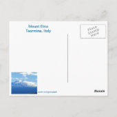 Ätna Ansicht Postkarte (Rückseite)