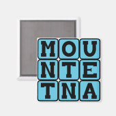 Ätna, Berg in Italien Magnet (Vorderseite/Rückseite)