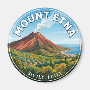 Ätna Italien Magnet