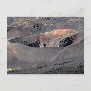 Ätna-Krater 3 Postkarte