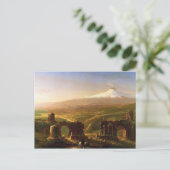 Ätna von Taormina, Ruinen des Vulkans Postkarte (Stehend Vorderseite)