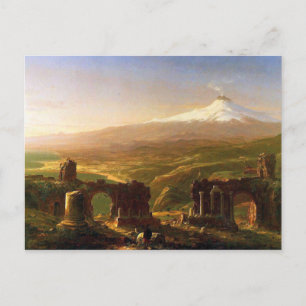 Ätna von Taormina, Vulkanruinen Postkarte
