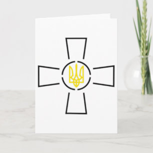 Ato Cross Tryzub Ukraine Wolodymyr Selenskyj  Karte