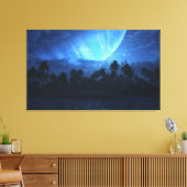 Atoll (Nacht) Leinwanddruck (Insitu (Wohnzimmer))