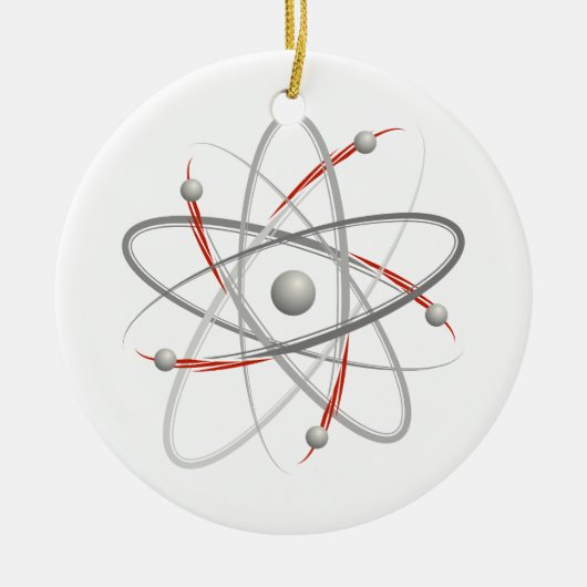 Atom (002) keramik ornament (Vorne)