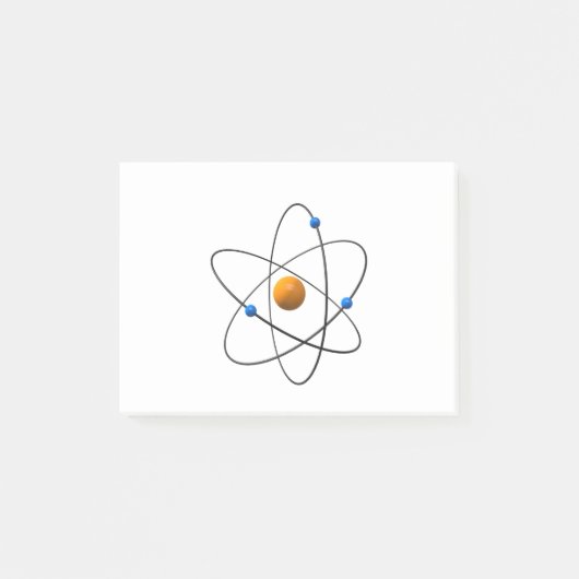 Atom 2 post-it klebezettel (Vorderseite)